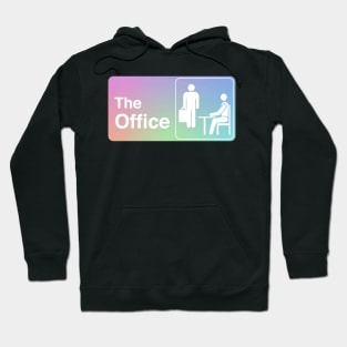 "The Office" Rainbow Pastel Logo Hoodie